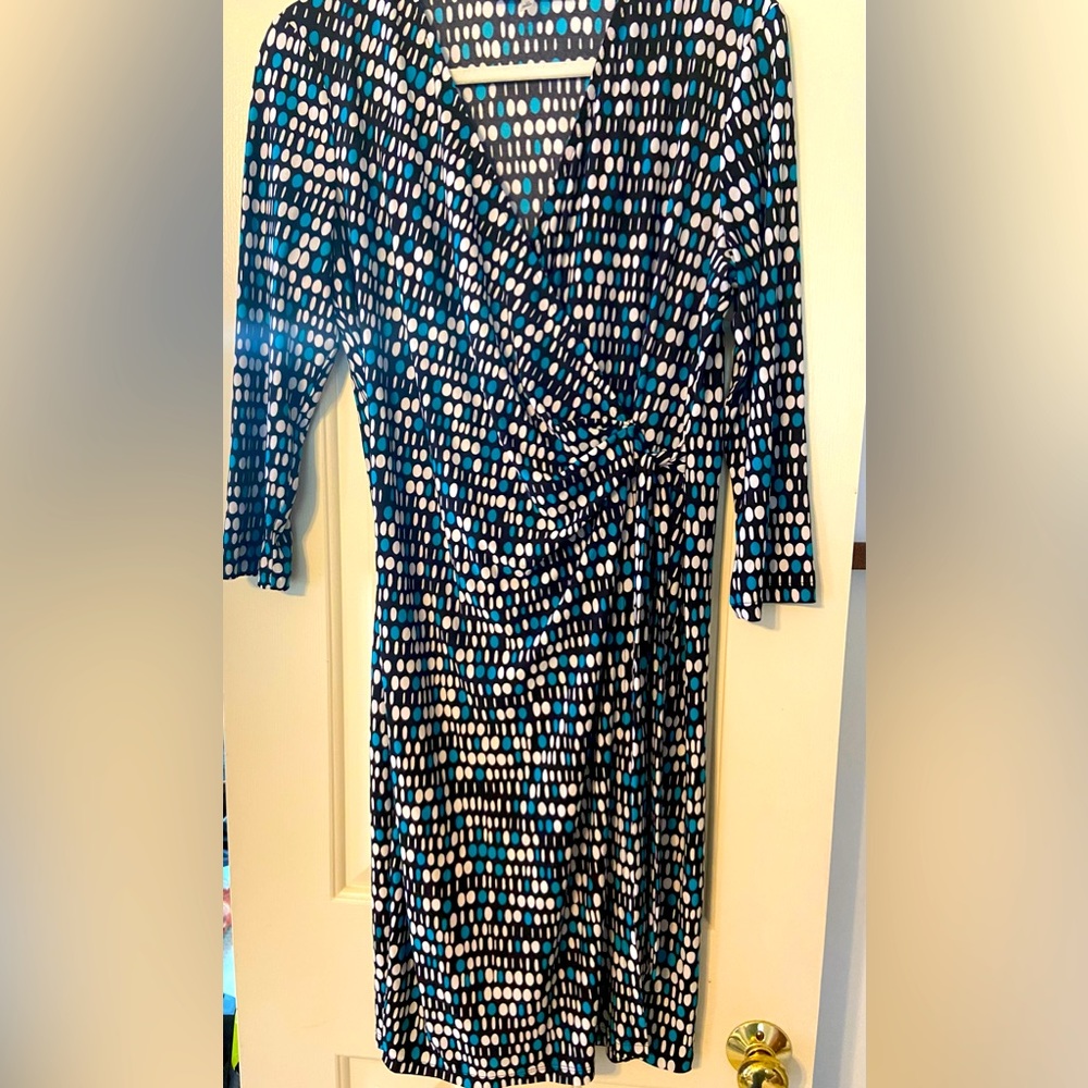 Evan Picone Wrap Dress